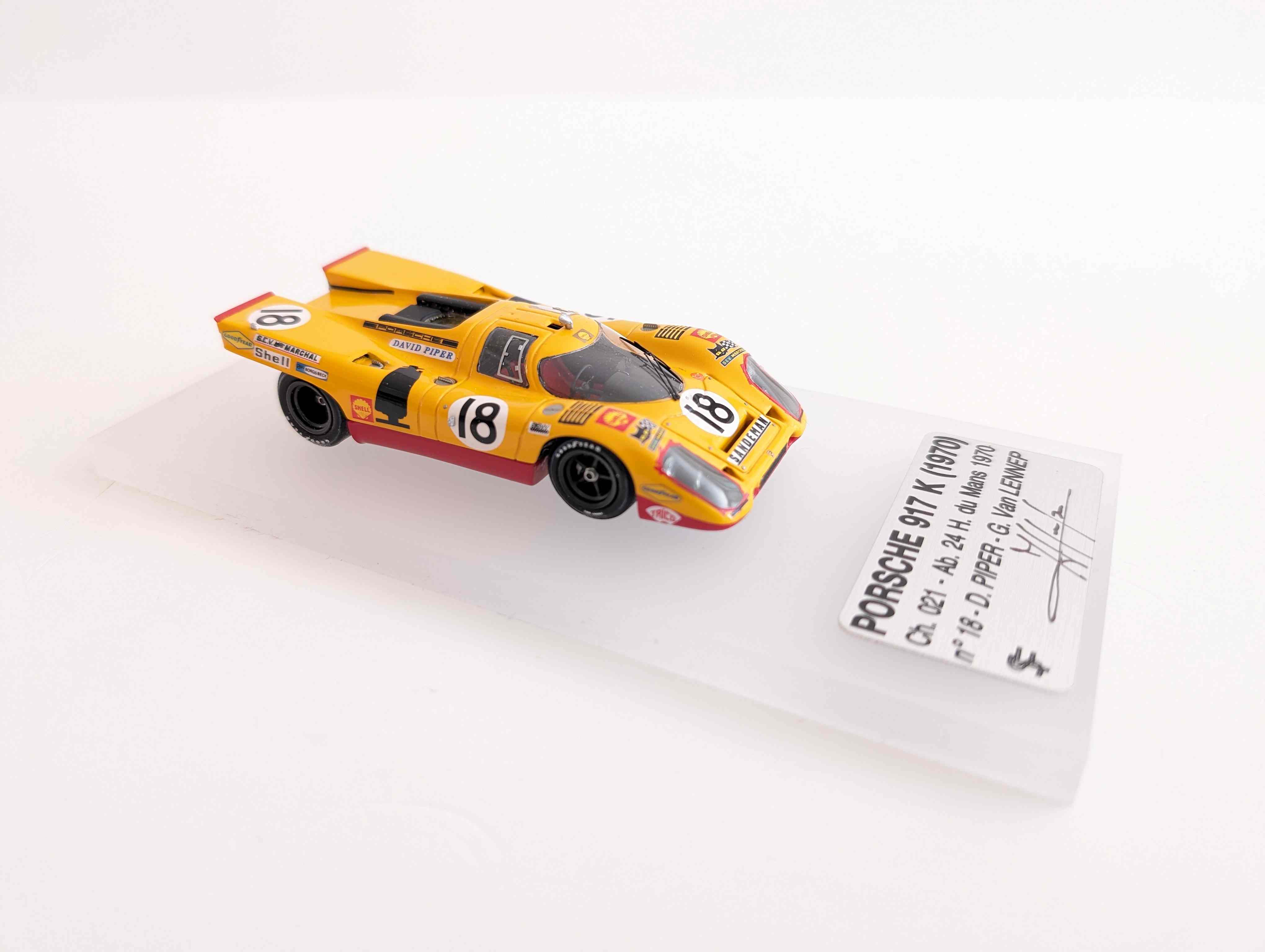 F. Suber : Porsche 917K Mans 1970 David Piper --> SOLD